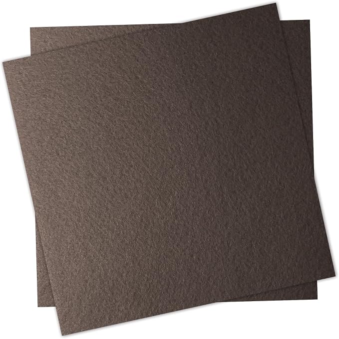 12" x 12" Felt Fabric Sheets for Crafts, 1mm Thick, Squares Felt Paper for by YHOLSDAS