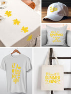 Heat Transfer Vinyl Bundle: 16 Pack 12" x 10" Yellow Heat Transfer Vinyl T-Shirt - Image 2