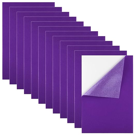 Morcheiong 12 Pcs Self Adhesive Felt Sheet Soft Felt Sheets by Morcheiong