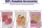 RYMILIE 3 Packs Fruit Diamond Art Kits - Image 2