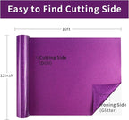 Purple Glitter Heat Transfer Vinyl, Glitter Iron-On - Image 3