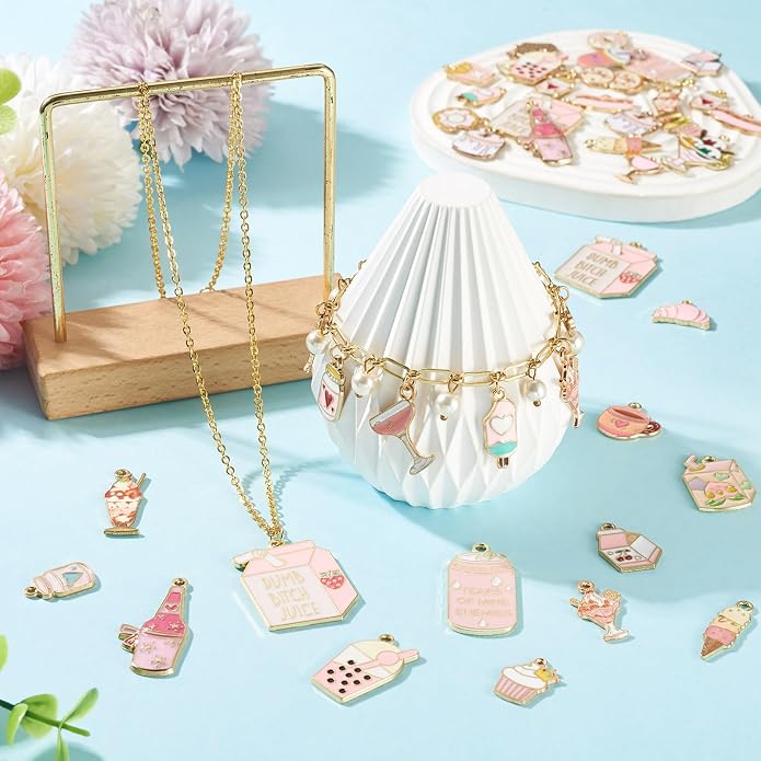 Enamel Food Charms Cute Assorted Food Pendants Sweet Dessert Charms - Image 4