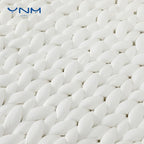 YnM Cooling Weighted Blanket, Handmade Chunky Yarn Knitted Design, Temperature - Image 2