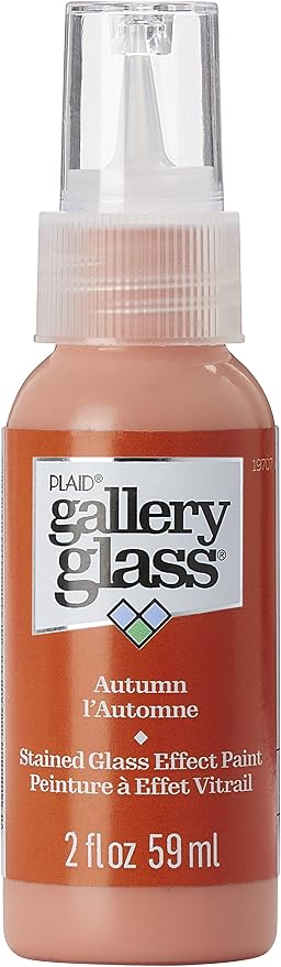Gallery Glass, Autumn Stained Glass 2 fl oz Brilliant Smooth Finish Paint by GalleryGlass