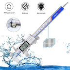 Digital Caliper Measuring Tool, IP54 Waterproof Stainless Steel Vernier Caliper - Image 2