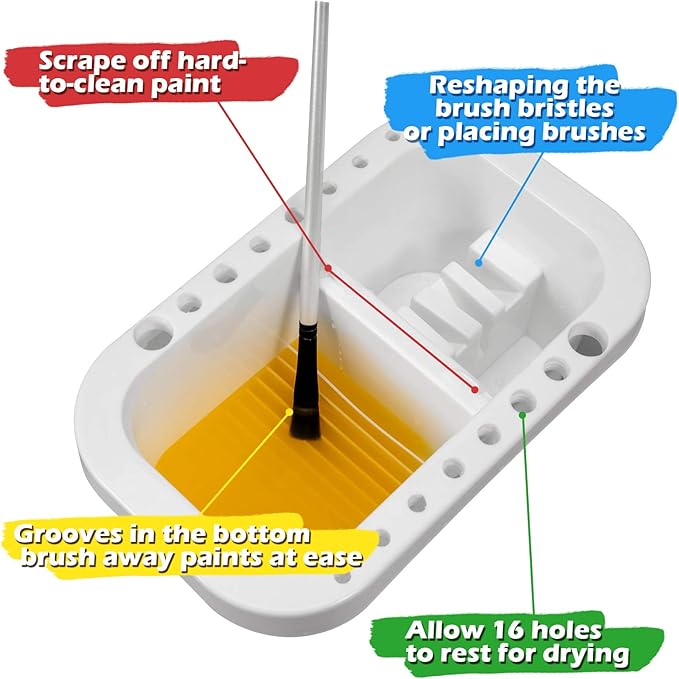 MyLifeUNIT Paint Brush Cleaner, Paint Brush Holder and Organizers - Image 2