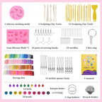 Aestd-ST Polymer Clay Kit 72 Colors, Oven Bake Modeling Clay - Image 3