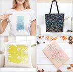 16 Pieces Stencils for Painting, Abstract Texture Stencils Crafts Reusable - Image 3