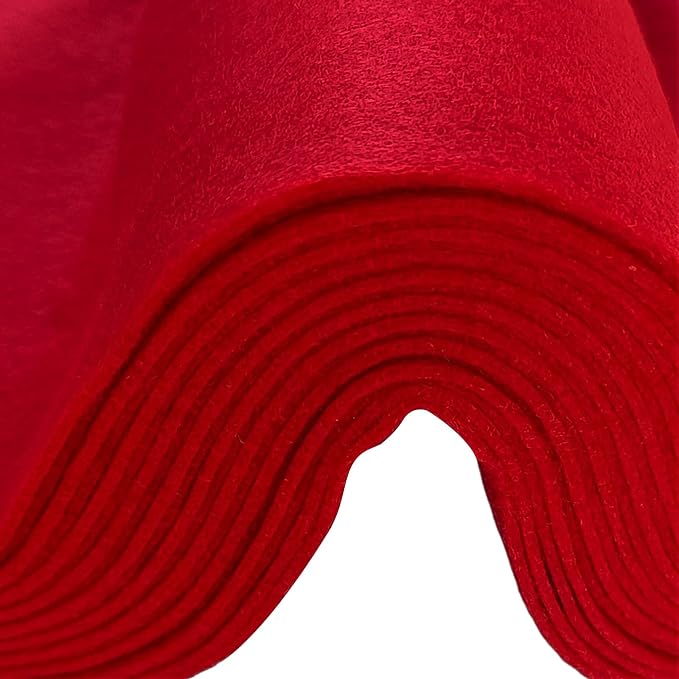 Jtnohx Color Felt, Soft Felt Sheets, 1.4mm Thick 8"x12" Handicraft Felt Fabrics - Image 4