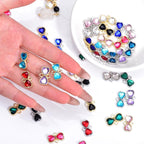 stino 40/48Pcs Paired Crystal Pendants Charms - Image 4