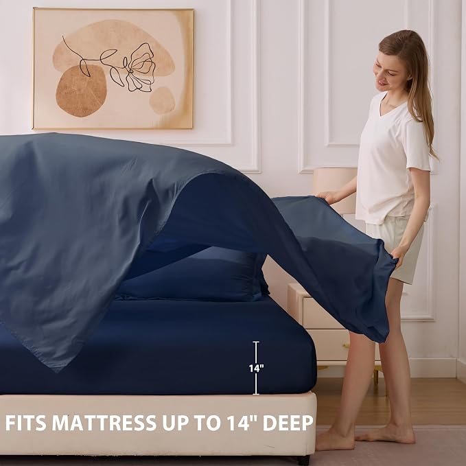 King Comforter Set Navy - Image 6