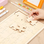Mr. Pen- Blank Wooden Puzzle, 100 Pieces, 14.2" x 10.6" | Wooden Blank Puzzles - Image 6