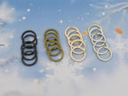 20 Pack Key Ring Keychain 1 Inch Diameter Metal Flat Split Key Chains Rings Mix - Image 4