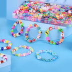 BBita 2480pcs Acrylic Bear Polymer Clay Beads Charms - Image 7