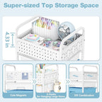 5 Drawer Rolling Storage Cart - Image 4
