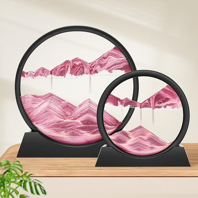Wai Danie Moving Sand Art Picture 3D Hourglass Deep Sea Sandscape Liquid Motion - Image 8