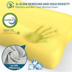 Cervical Neck Pillow for Pain Relief, Contour Memory Foam Pillows Ergonomic - Image 4