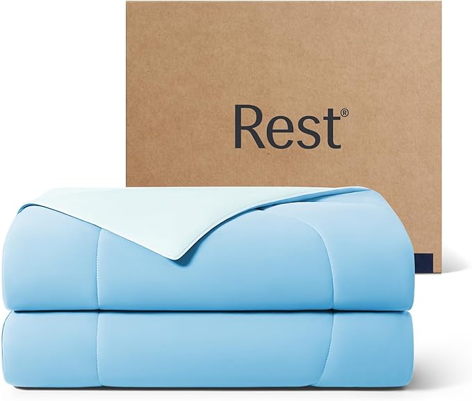 REST® Evercool® Cooling Comforter, King/Cali King, Blanket by REST