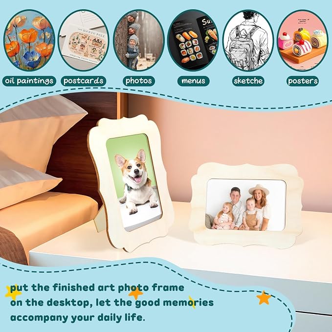 VOKOY 15 Pack Wooden Picture Frames - Image 4