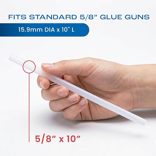 ASA Industrial Hot Glue Sticks 5/8" x 10" Clear High Temp – Stronger Hold - Image 5