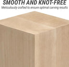 BeaverCraft Basswood Carving Blocks BW1 Large Wooden Block 10x4x4 Inches - Image 4