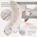 Peallow – Long Round Body Pillow - Image 4