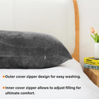 1 MIDDLE ONE Body Pillow, Memory Foam Body Pillows - Image 3