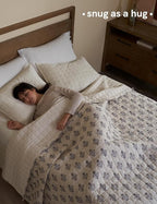 YnM 15lbs Weighted Blanket for Adults, Linen Heavy Bed Throw Blanket - Image 3