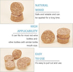 BENECREAT Wooden Cork Bottle Stoppers, 1.7" Diameter, Soft Wood Replacement - Image 4