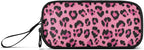 Hot Pink Black Leopard Print Pencil Case Box Boys Girls Large Pencil Pouch - Image 6