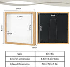 8x8 Shadow Box Frame Display Case - Image 2