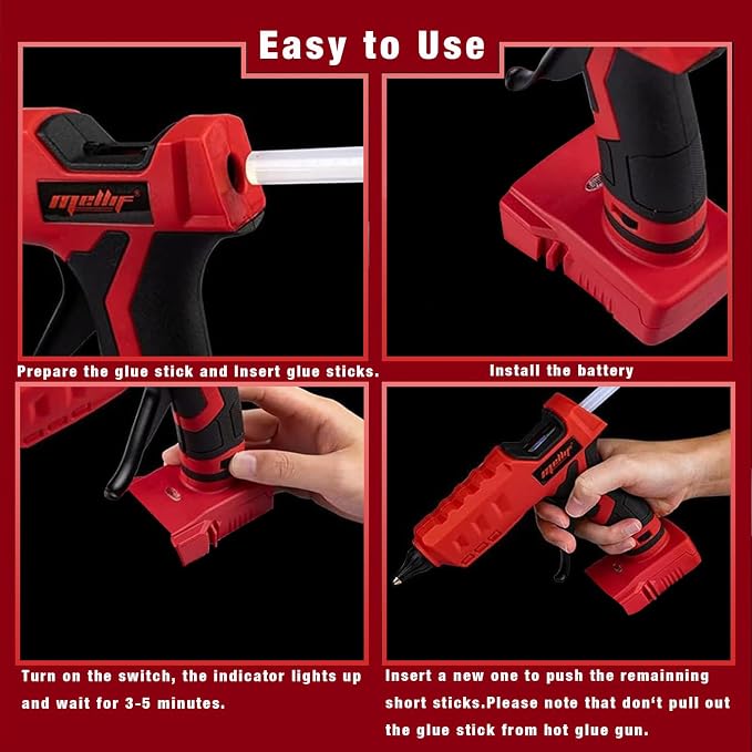 Cordless Hot Glue Gun Compatible - Image 6