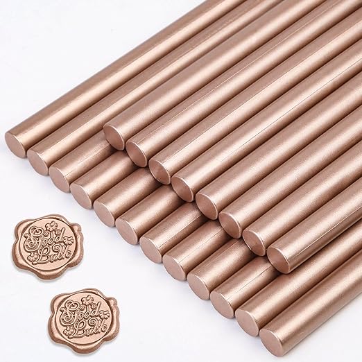 Sealing Wax Sticks, Paxcoo 20pcs Wax Seal Sticks, Glue Gun Sealing Wax Sticks by PAXCOO