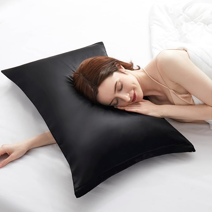 Satin Pillowcases with Zipper （20x30）, Queen Size Pillowcases Set of 2 - Image 6