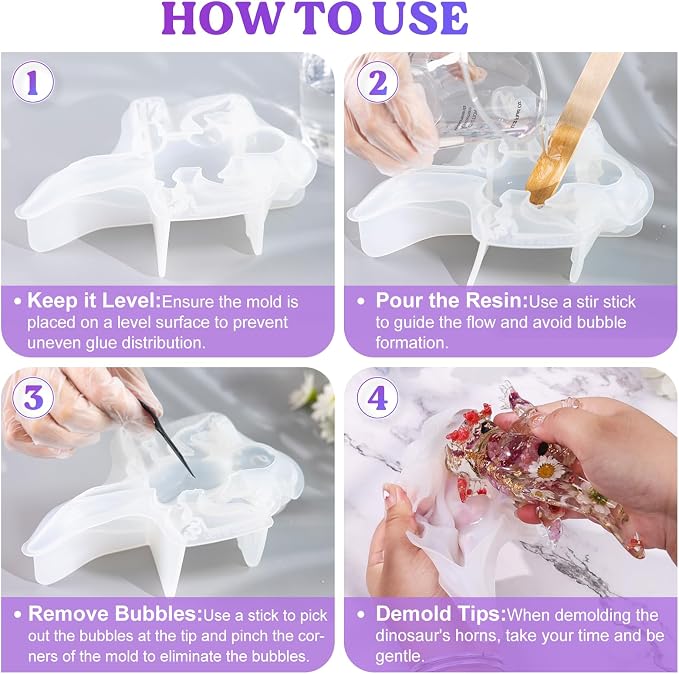 Let's Resin Large Axolotl Resin Molds Silicone, 3D Detailed Animal Silicone - Image 7