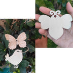 70PCS Pastoral Unfinished Blank Wooden Cutouts Craft - Image 6
