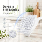 Amazer Dish Brush with Handle, 2 Pack Kitchen Scrub Brushes with Built-in - Image 2
