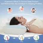 Cervical Pillow for Neck and Shoulder Support, Memory Foam Ergonomic Contour - Image 3
