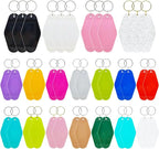 40pcs Blank Hotel Keychains Bulk Vintage Motel Keychain Vinyl Keychains Car by Nwsrayu