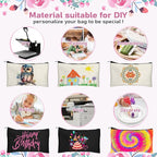 Legigo Blank Canvas Bag Zipper Pouch Makeup Bags Bulk - Image 6