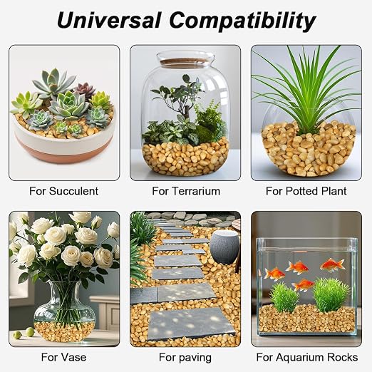 River Rocks for Landscaping, Virekm Decorative Ornamental Pebbles Garden - Image 7
