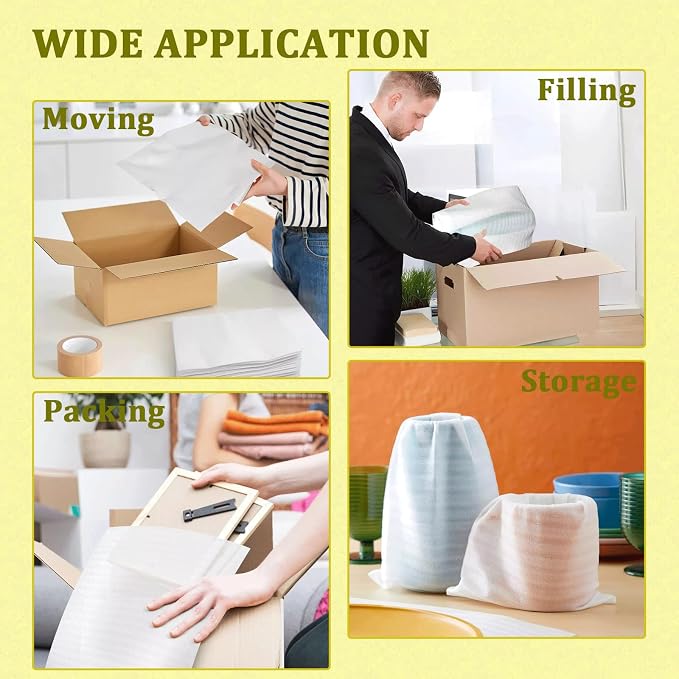 50PCS Large Foam Pouches 14x18 Inch, Foam Packing Pouches - Image 6
