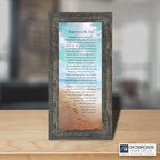 Footprints in the Sand Inspirational Wall Art, Beach Decor, Christian Gifts - Image 4