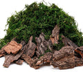 BYHER Fake Moss for Crafts, Tree Bark for Crafts, Floral Arrangements by Byher
