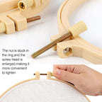 6 Pcs Embroidery Hoop 6 Size, Round Plastic Cross Stitch Hoop - Image 3