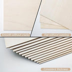 48 Pack Basswood Sheets 1/8 inch, 3mm Basswood - Image 3
