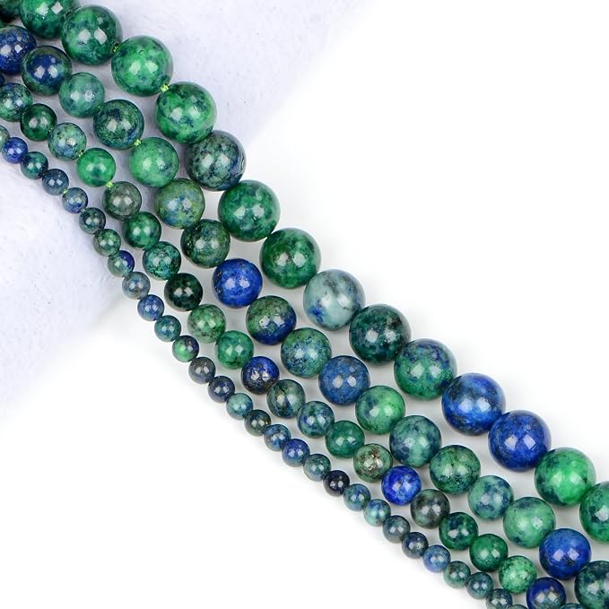 AD Beads Natural Gemstone Round Loose Beads 15" - Image 4