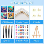 Arttoplus 4 Pack Paint by Numbers Kit - Image 6