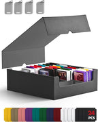 ZLCA Card Storage Box for MTG PTCG, Commander Deck Box Holds 3200+ Cards by ZLCA