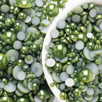 5600PCS Half Round Pearls Flatback Imitation Pearls - Image 3